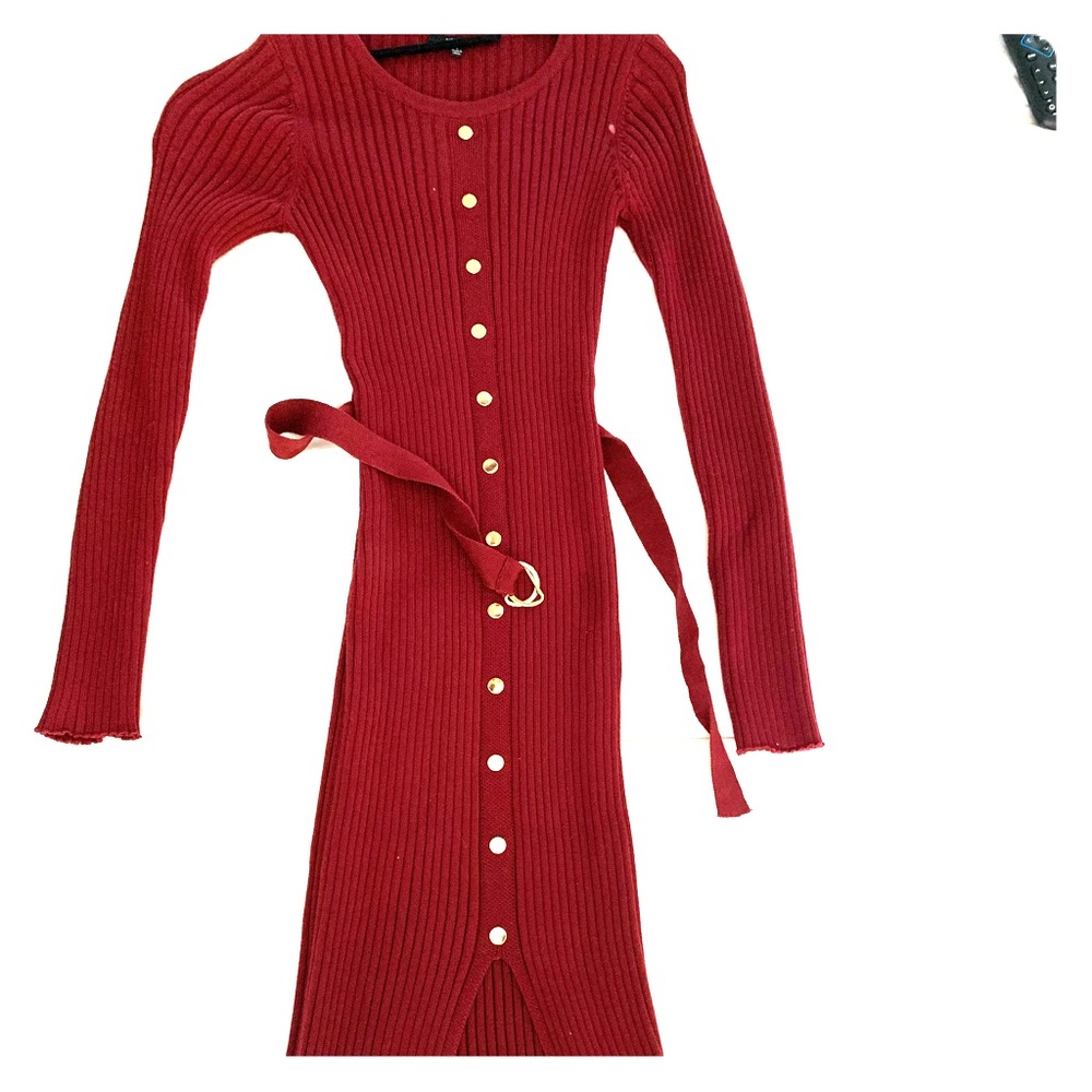Burgundy Dress